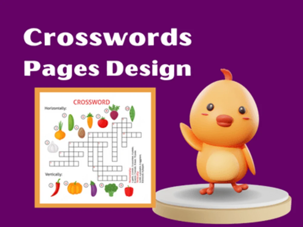 Custom word search, crossword and puzzle activity pages for kids Upwork