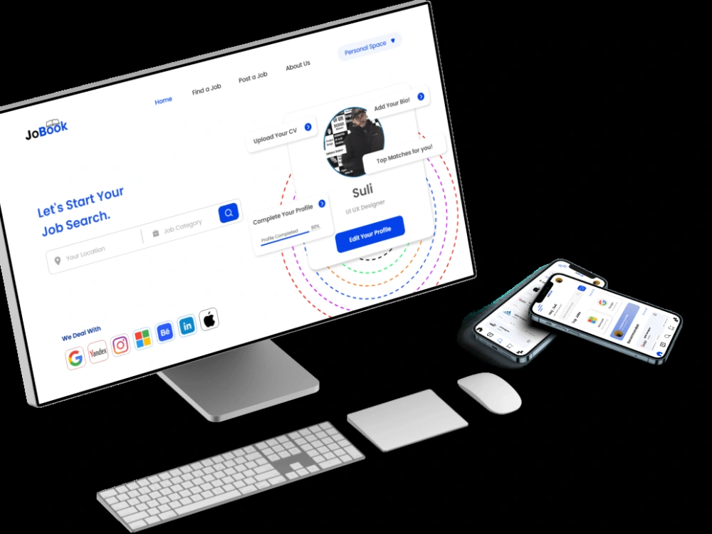 A unique, clean and user centered design. | Upwork