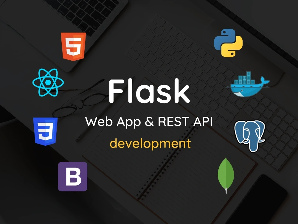 A web application or restful APIs using python, flask Upwork