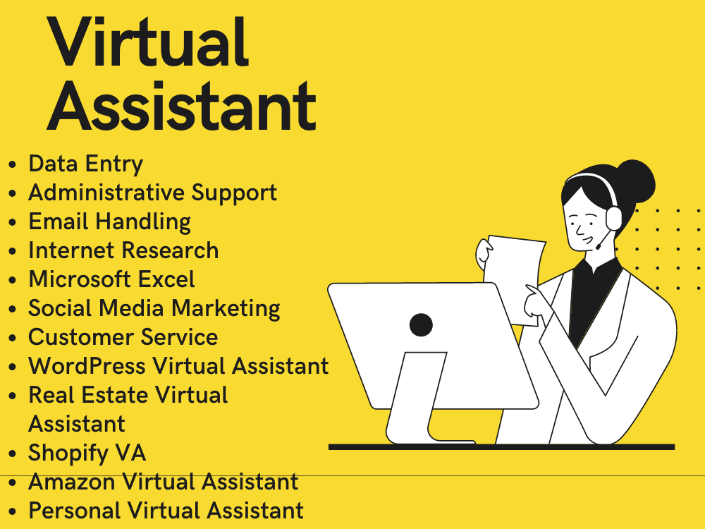 Virtual Assistant (Amazon, Real Estate, Shopify, Airbnb, Executive VA