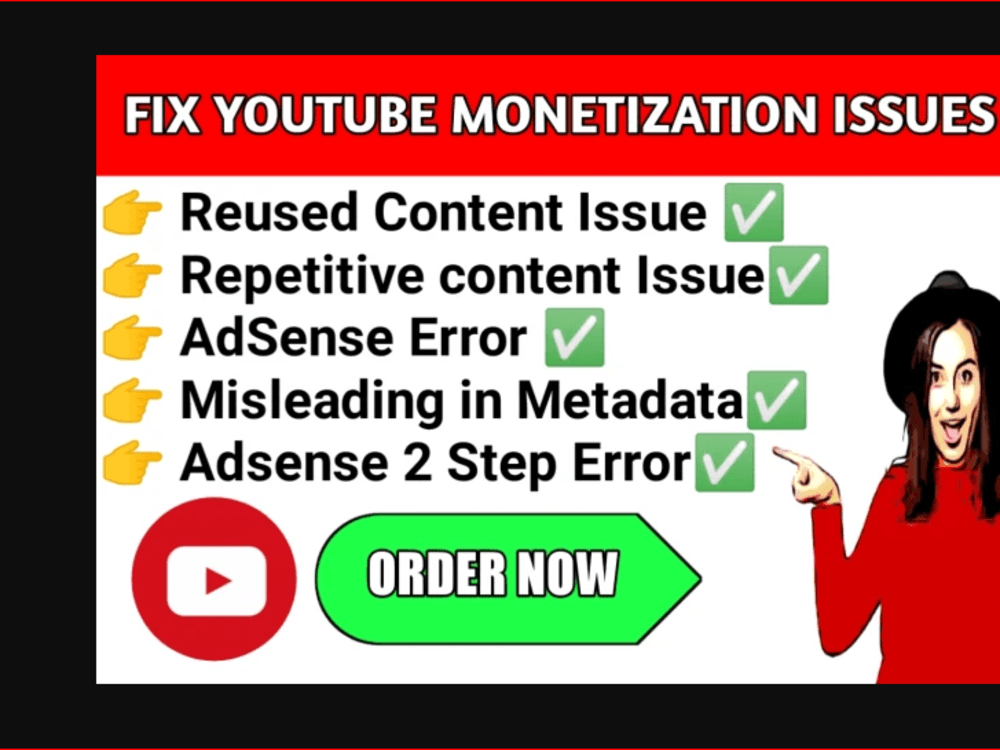 How Do I Fix Youtube Reused Content Fix youtube reused content and all issues for monetization | Upwork