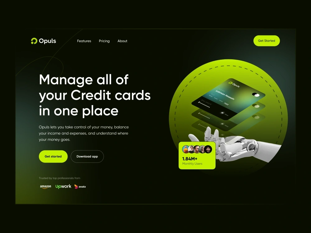 A professional UI UX design for your website or Landing page in Figma ...