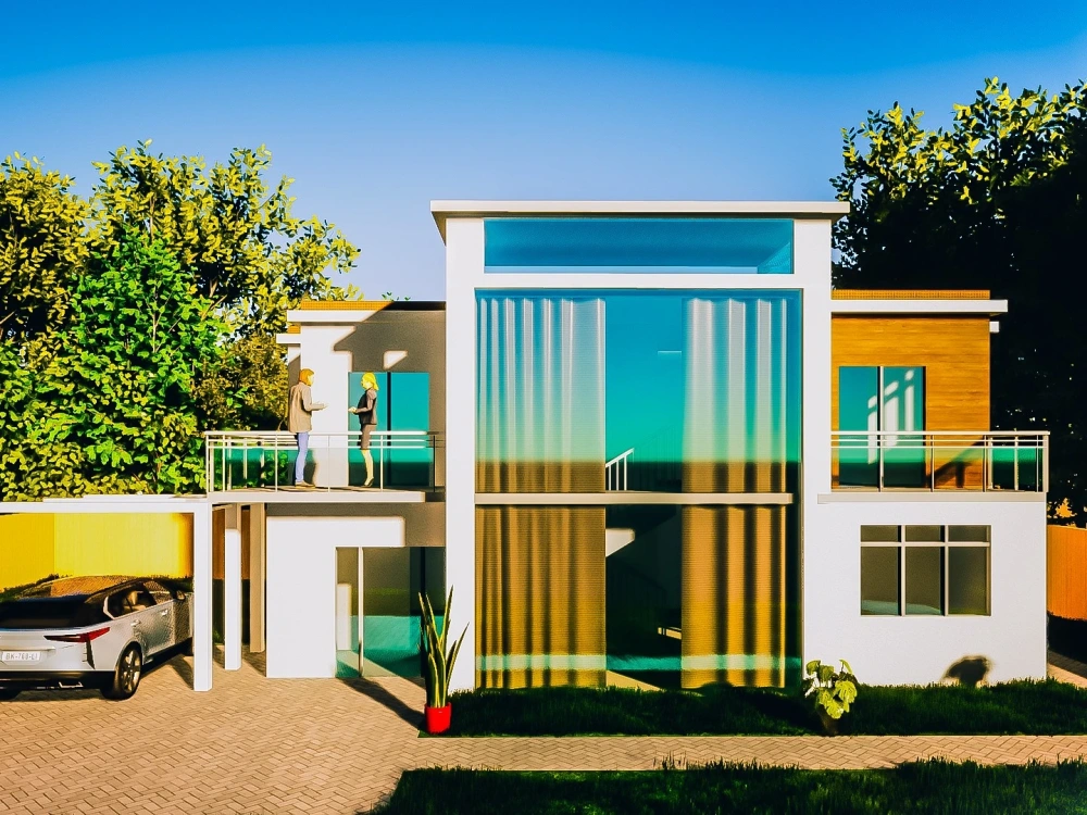 A well designed Modern four bedroom house Upwork