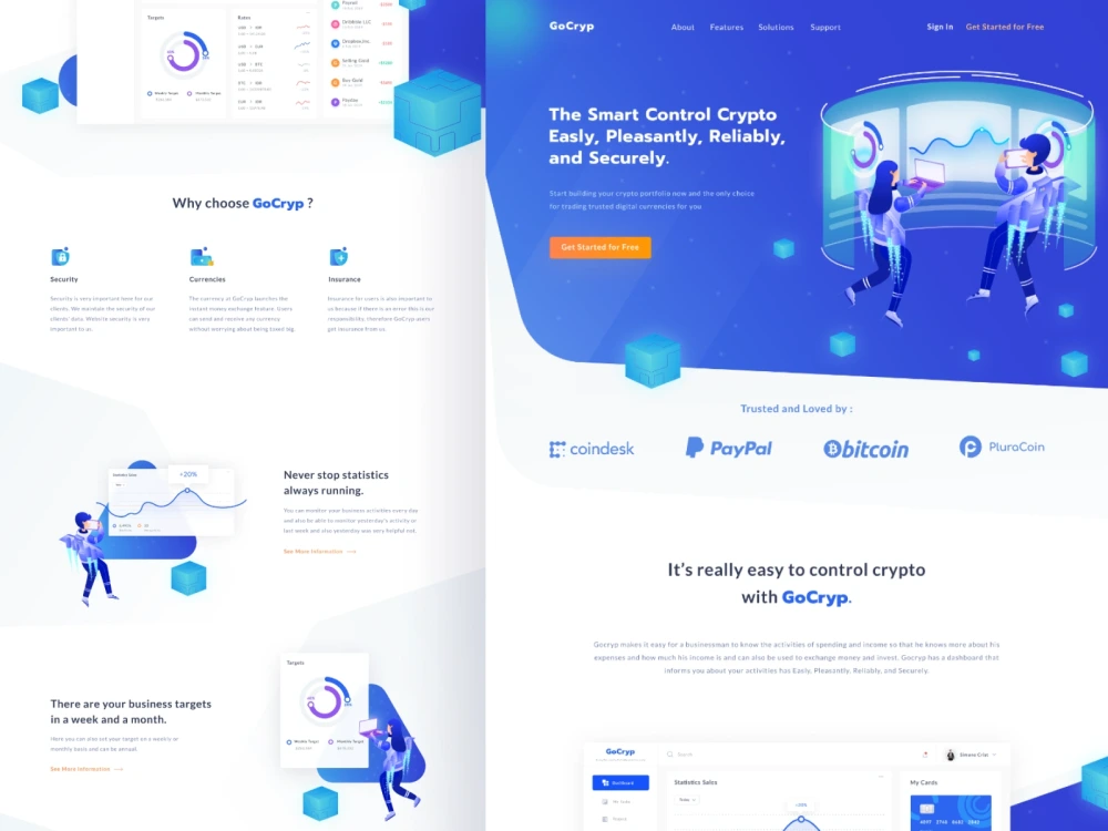 A useful product UI/UX Design for Landing Page, Website, Mobile ...