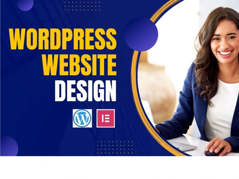 A modern and responsive WordPress website design using Elementor | Upwork