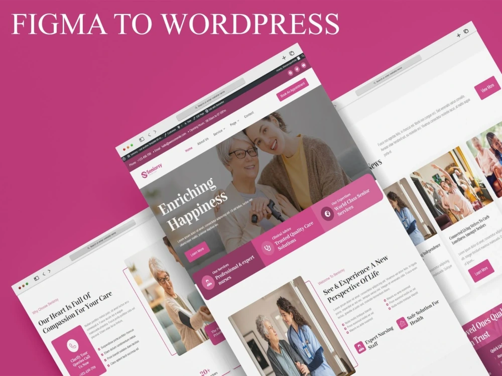Figma, xd, and PSD conversion to WordPress using Elementor pro | Upwork
