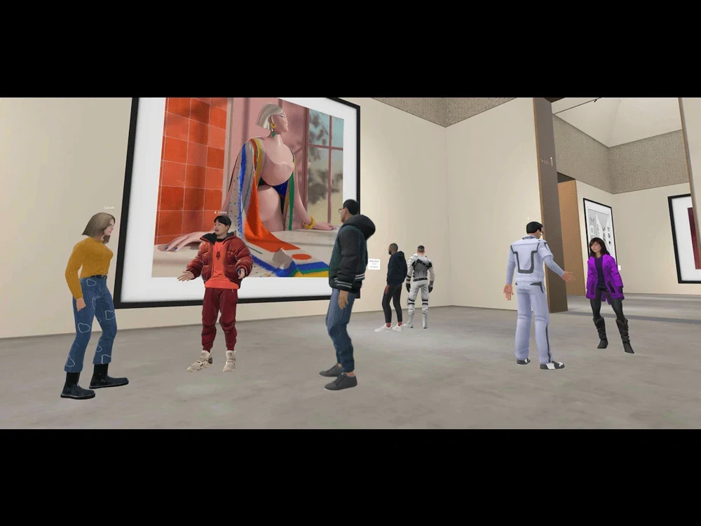 Spatial.io 3d model in glb format for your NFT gallery | Upwork