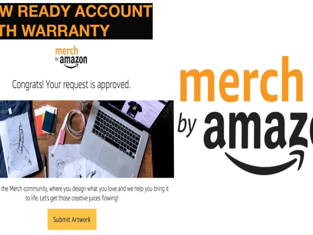 Amazon Merch on Demand Merch By Amazon Tier 10 Account MBA Approval