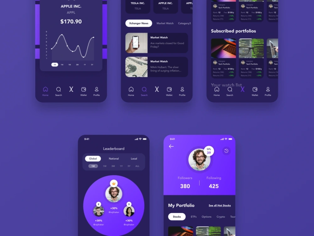 Modern UI UX for your mobile app | Upwork