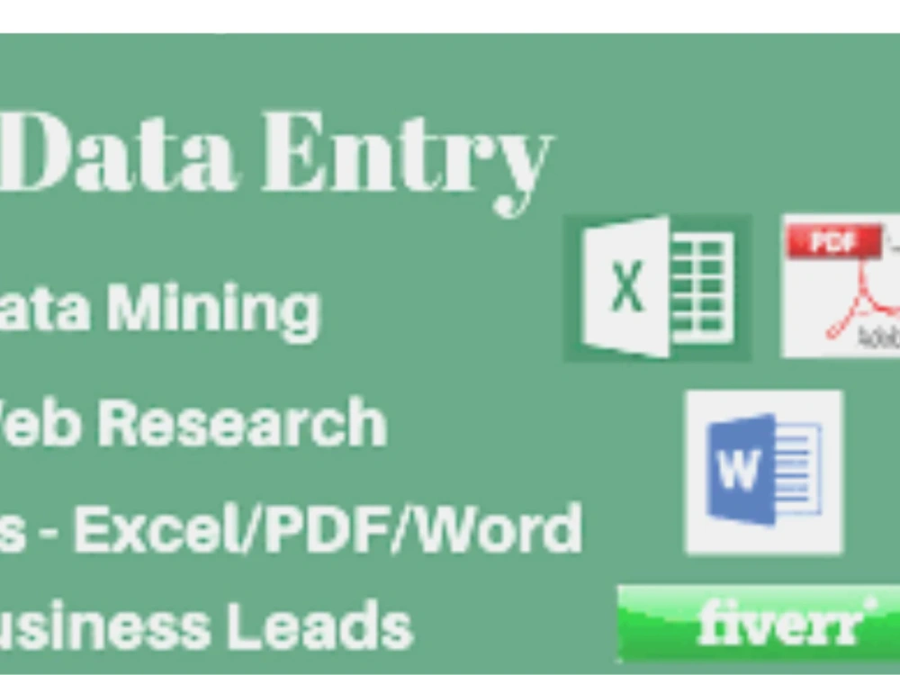 Fastest and accurate data entry , data collection and data mining | Upwork