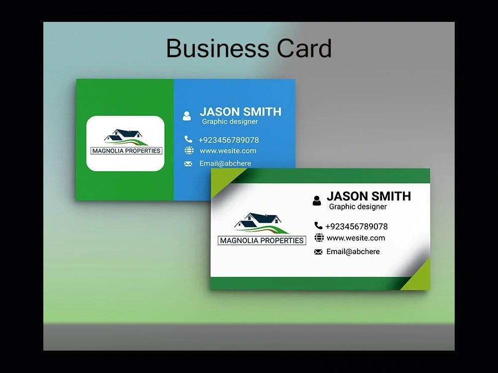 Professional unique modern business card Upwork