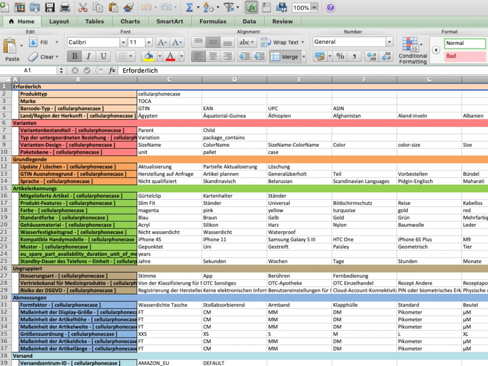 Amazon listing issues fixed with a FLAT FILE(XLS, CSV) Upwork