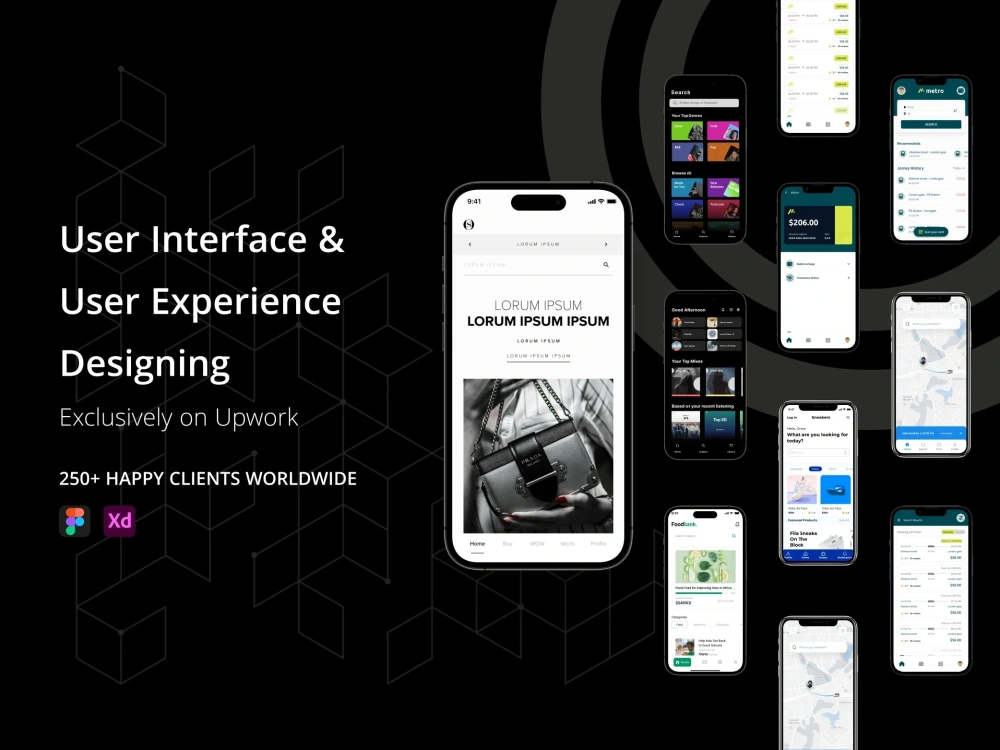 Responsive website UI/UX design, web UI or landing page UI design in ...