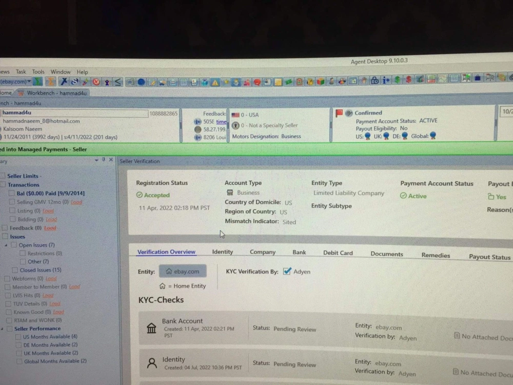 Your suspended eBay account reinstated Upwork