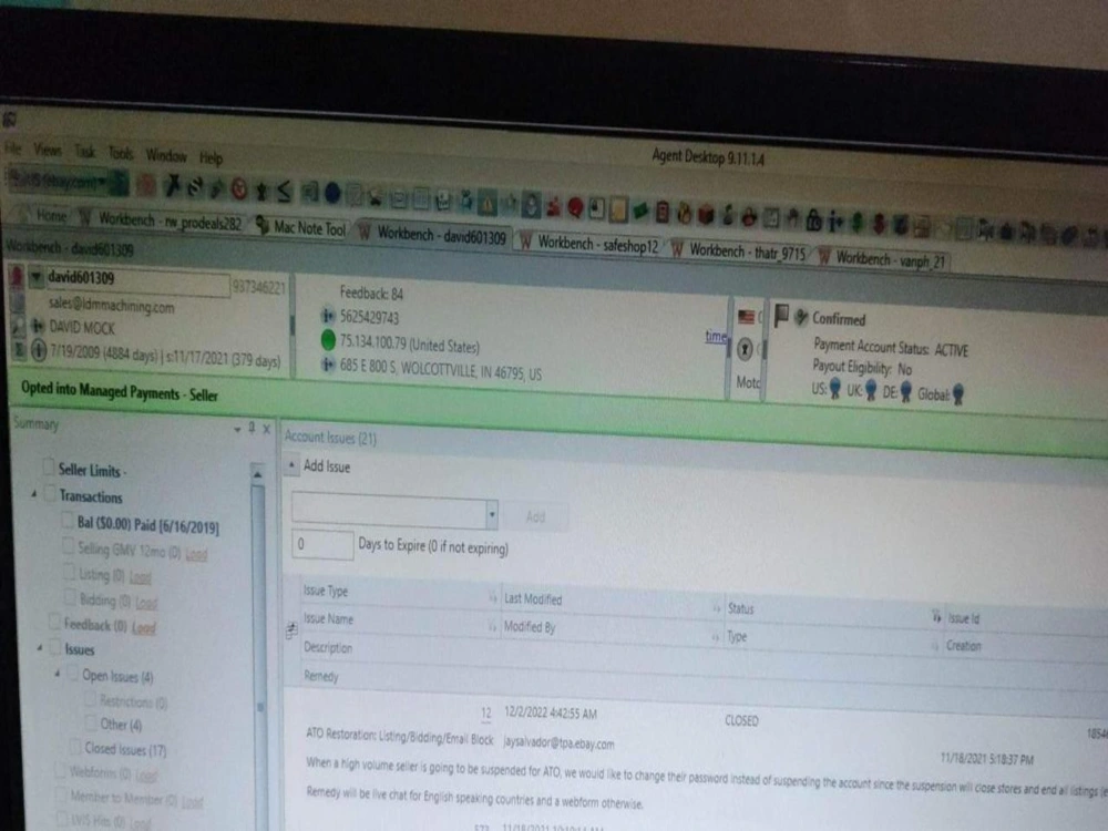 Your suspended eBay account reinstated Upwork