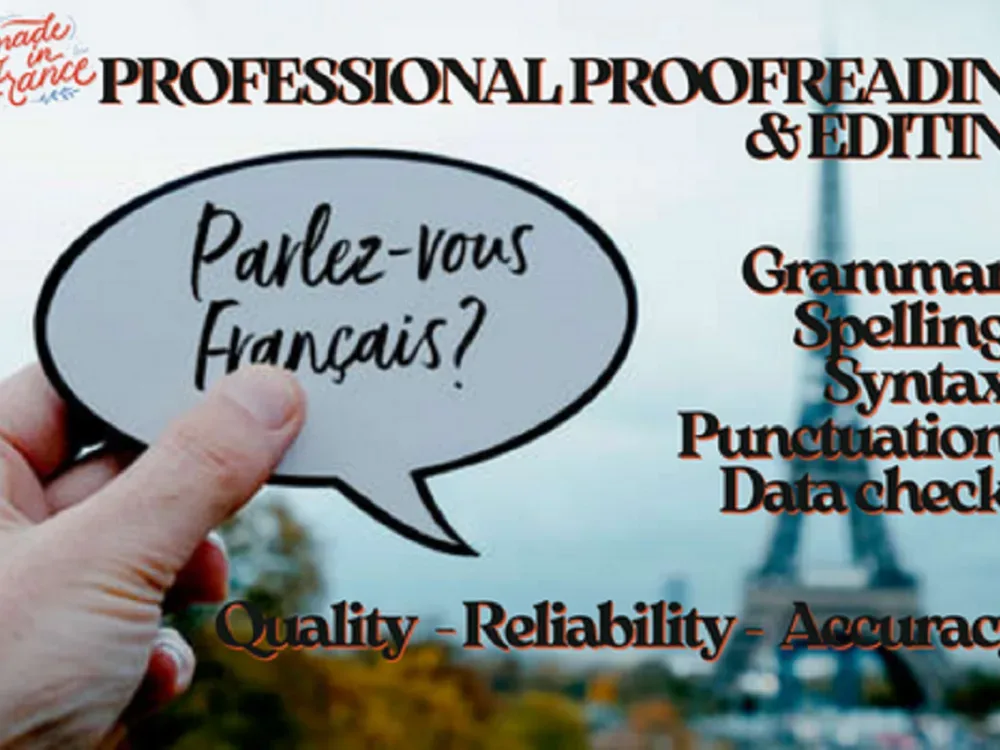 online french proofreading