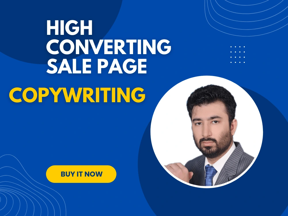A high conversion Sales Page Copywriting Upwork