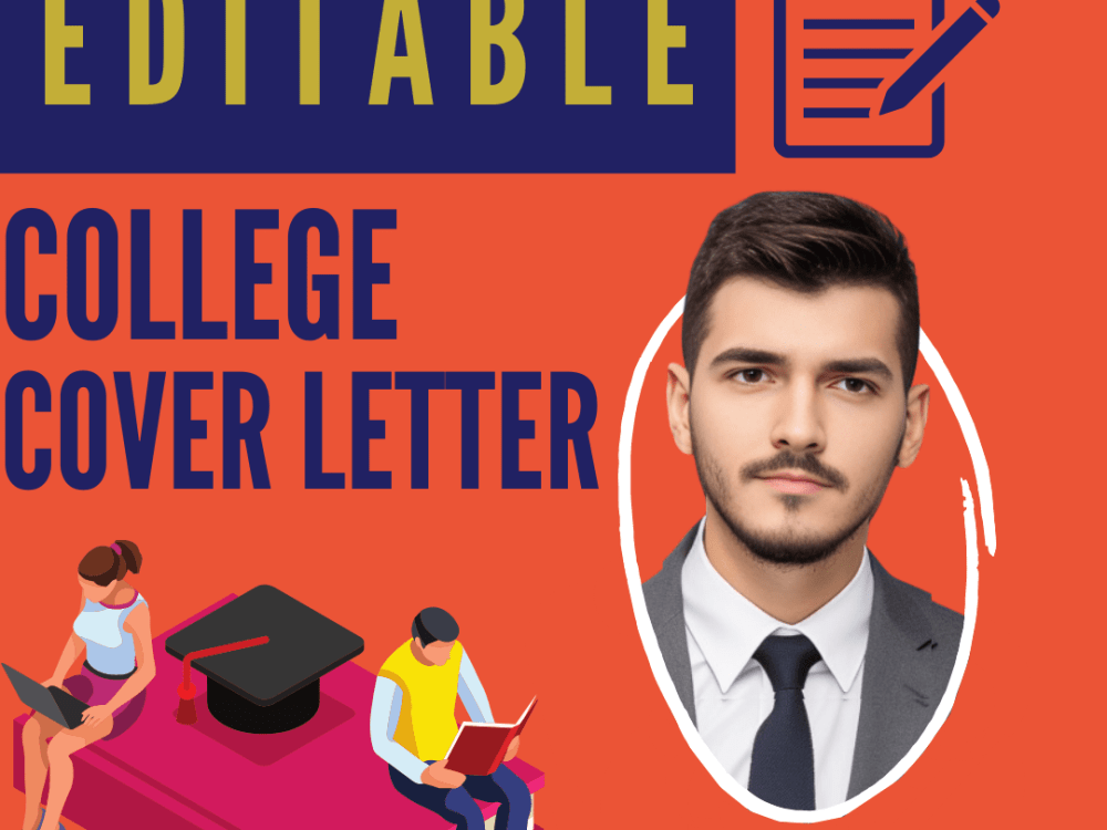 Customizable College Application Cover Letter Upwork 8992