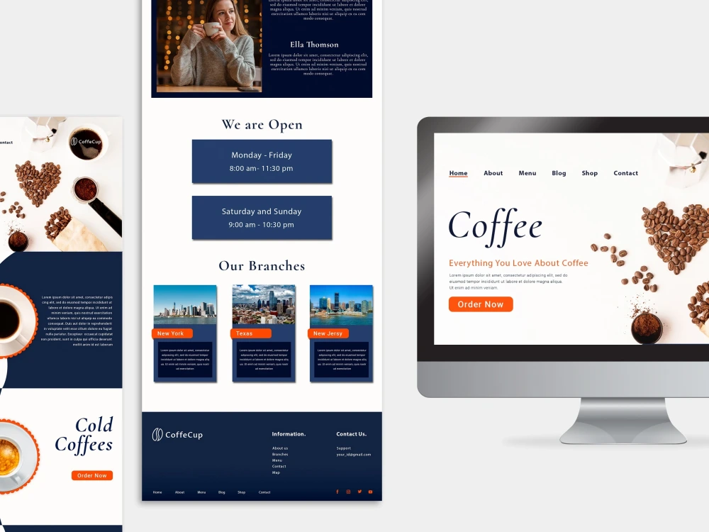 A fully responsive website design | Upwork