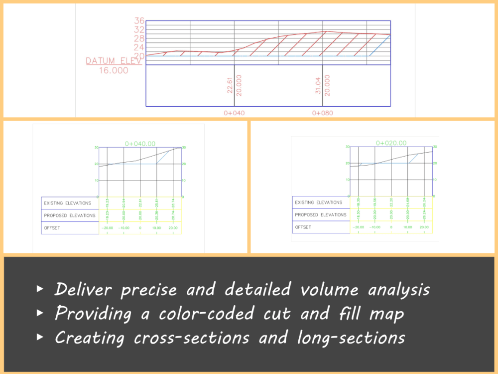 A professional Earthwork Cut and Fill Volume Analysis Upwork