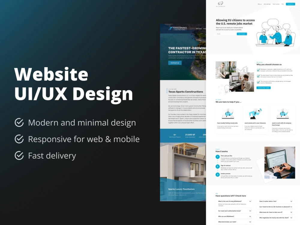 Unique website design for your business that will attract more clients ...