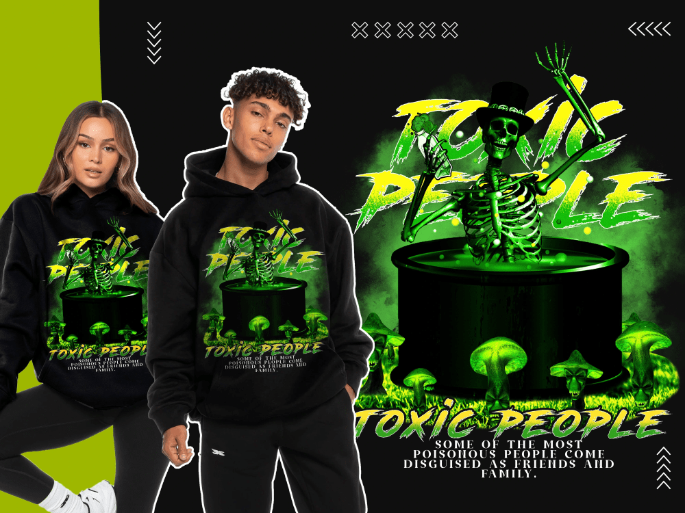 Swag Point Men's Graphic Hoodie & Tee Shirts - 100% Cotton Streetwear, Regular Fit, Screen Printed - View #6
