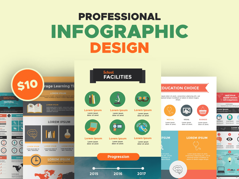 A professional infographic, flyer and brochure design Upwork