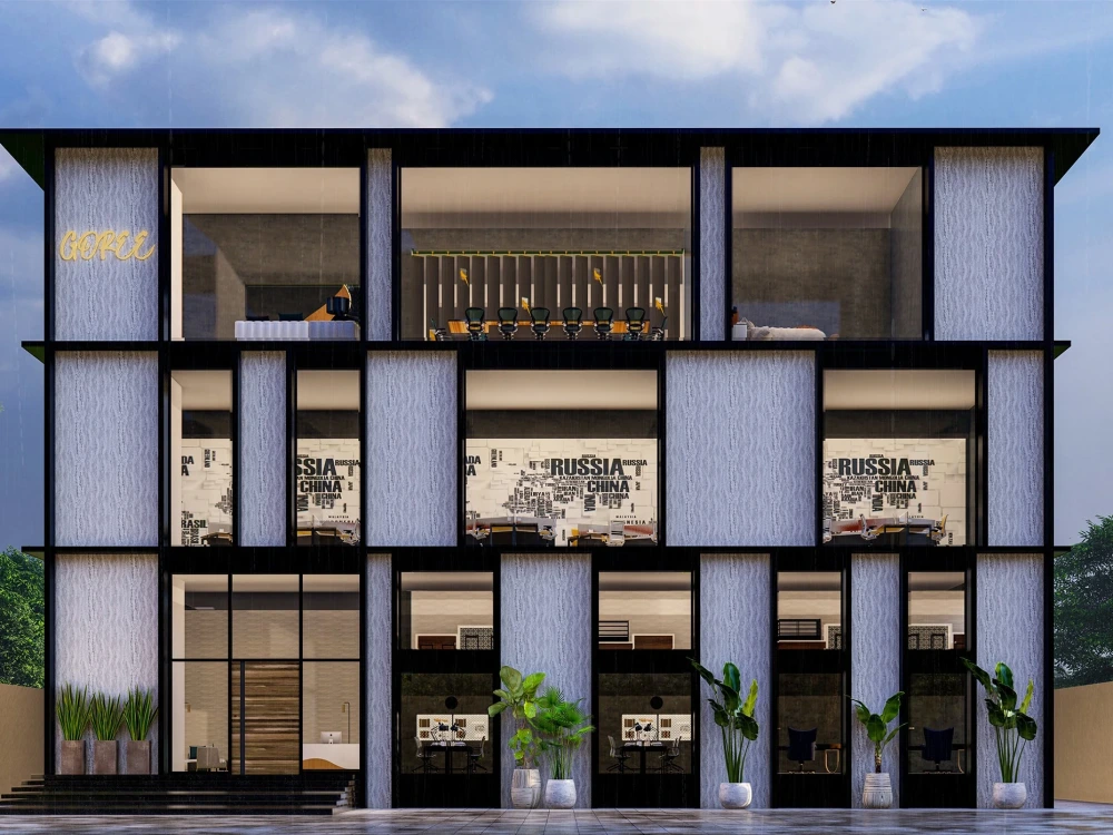 Attractive commercial exterior design | Upwork