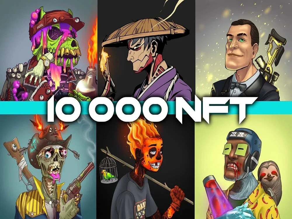 Unique nft art collection with 10, 50, 100 nfts Upwork