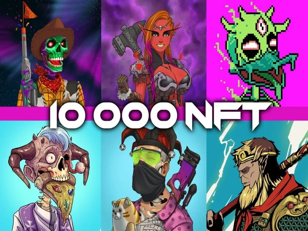 Unique nft art collection with 10, 50, 100 nfts Upwork