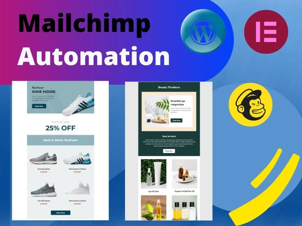 A complete setup of Mailchimp automation and email template | Upwork