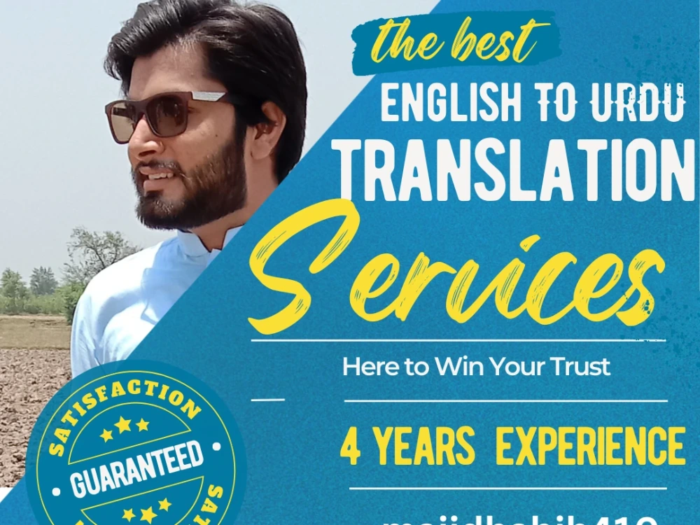 English to Urdu translation and proofreading Upwork