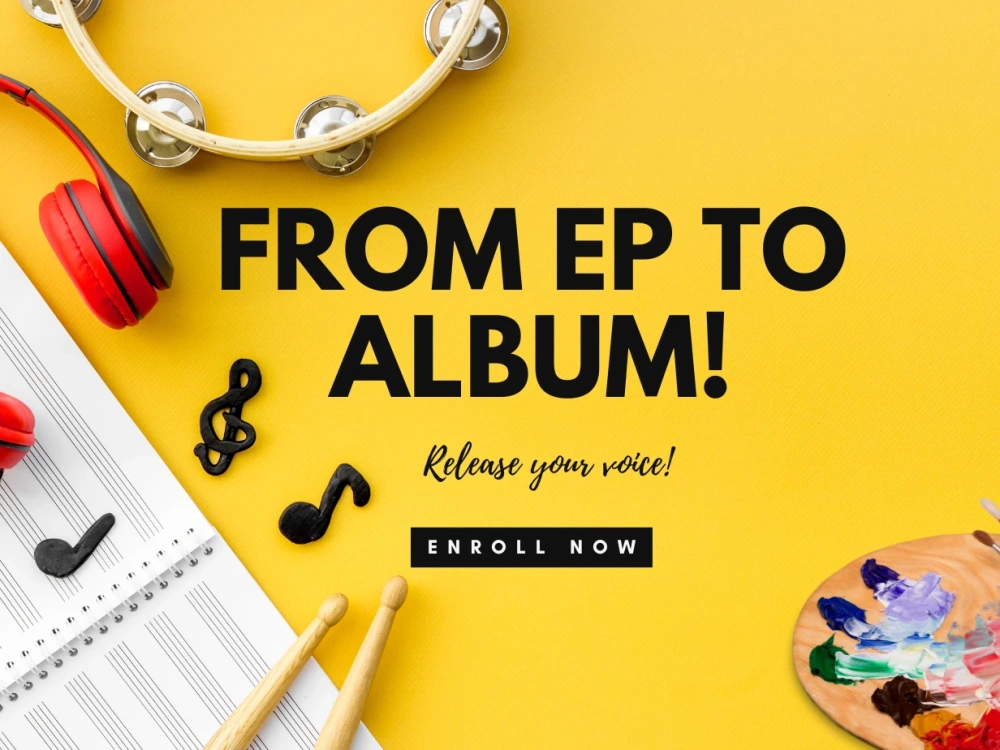 To know how to write your first song, EP, or Album you've ever created ...