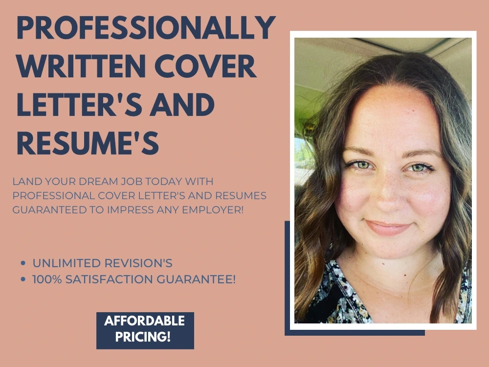 A Professional, EyeCatching Resume and Cover Letter Upwork