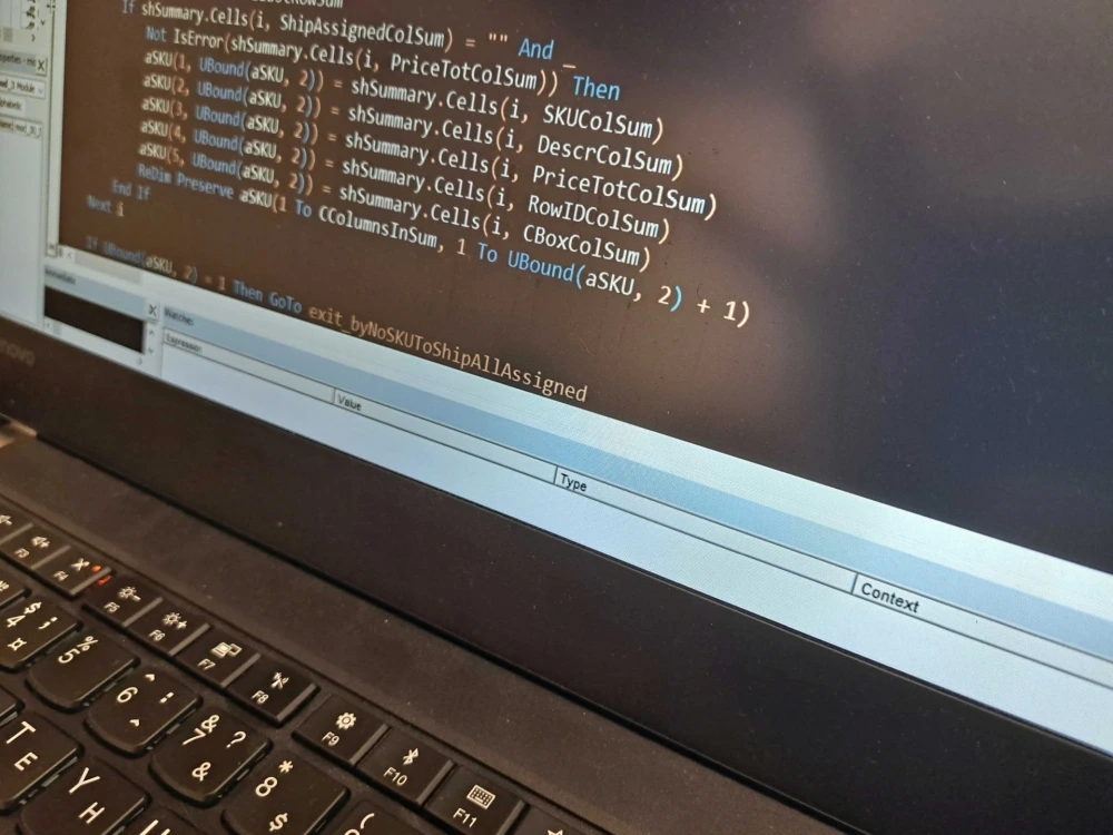 Excel VBA script (macro) | Upwork image.