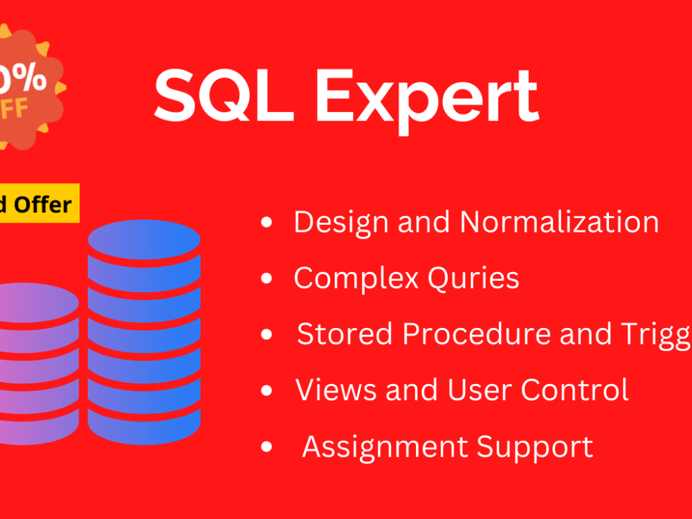 Design SQL database,er diagram,SQL queries,MySQL | Upwork