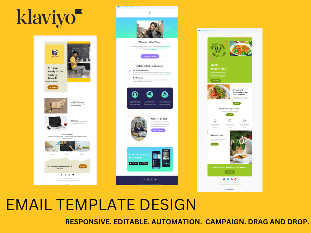 Professional Email Campaign, Newsletter Template Design | Upwork