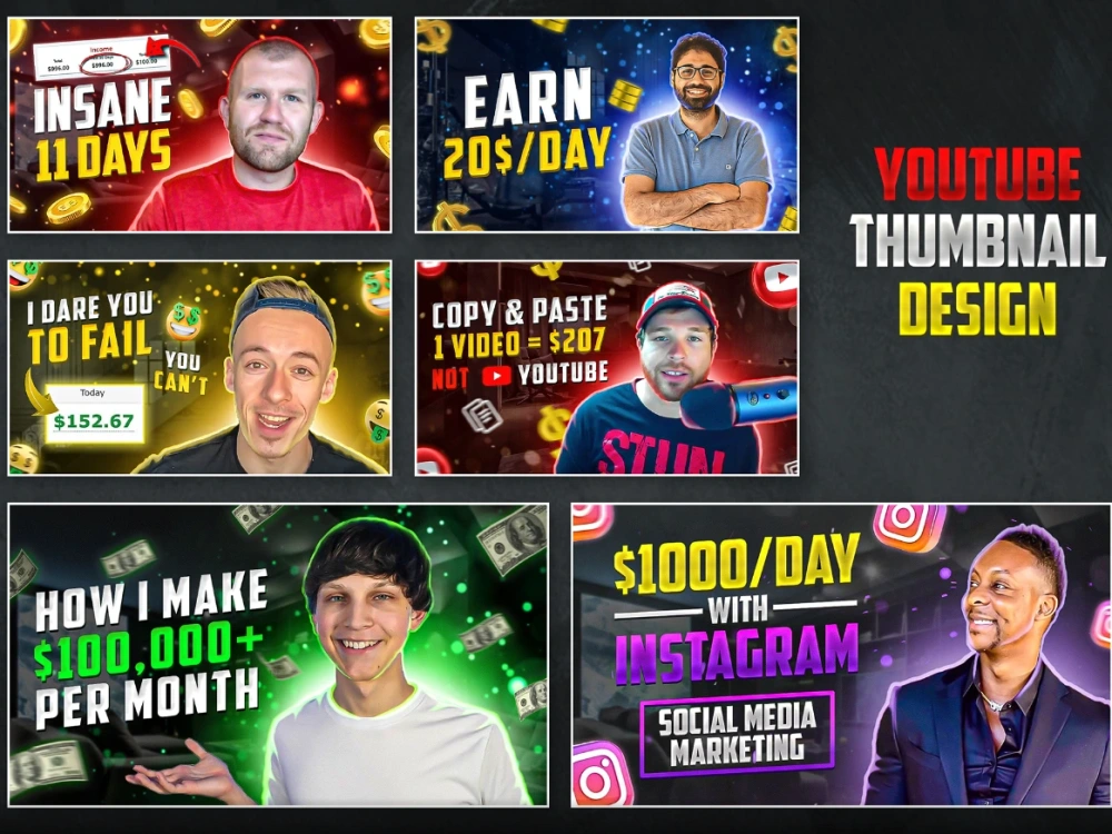 Awesome YouTube Thumbnail Design | Upwork