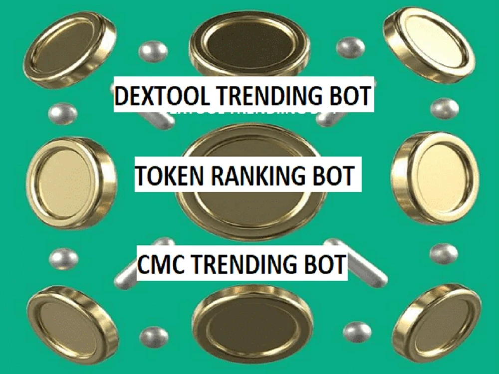 Trending bot, volume bot, arbitrage bot for CMC, Dextools, Pancakeswap