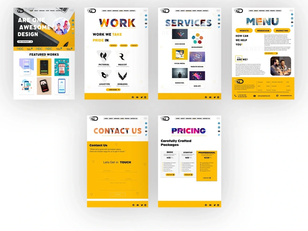 Website Landing Page UI UX design in Figma | Website development | Upwork