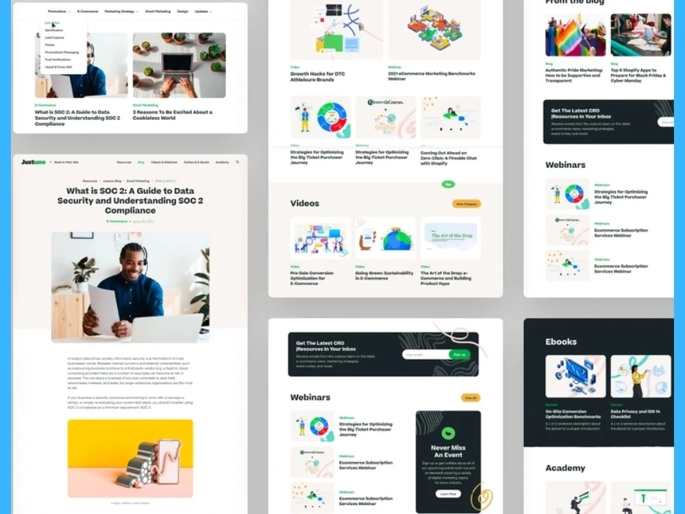 A modern mobile-friendly WordPress website design with elementor pro ...