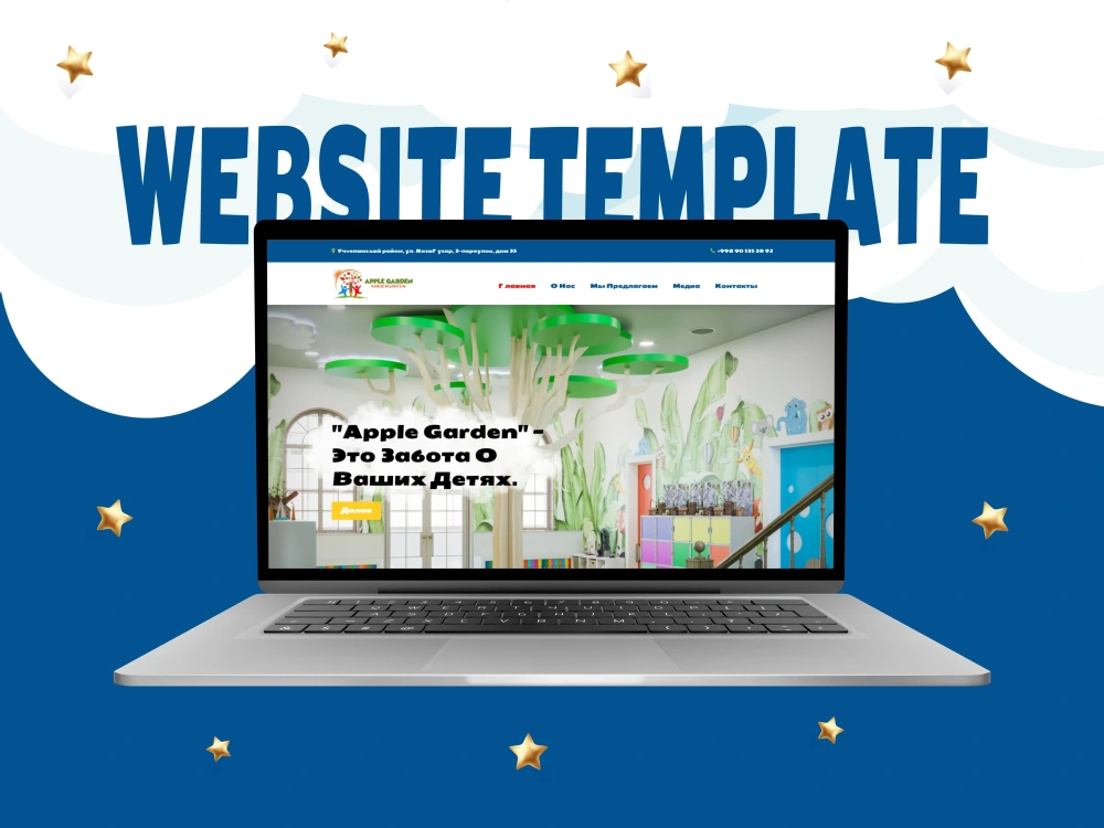 Responsive Kindergarten website template | HTML | CSS | Javascript | Upwork