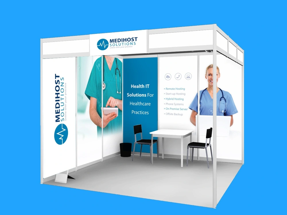 Trade show banner backdrop popup exhibition display booth outdoor ...