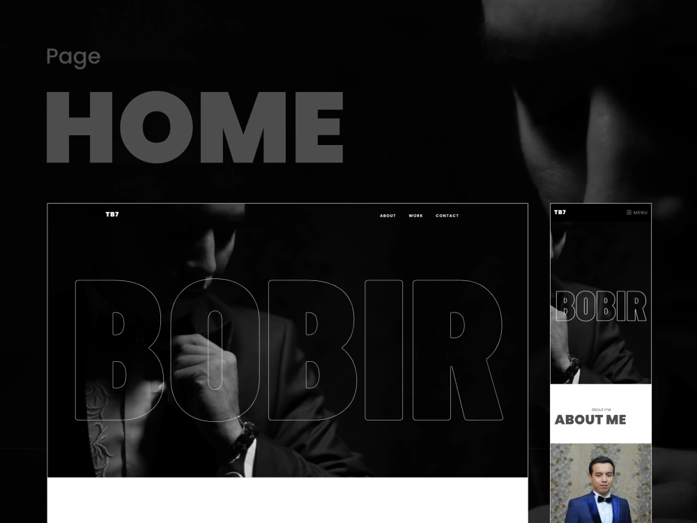 Responsive Portfolio website template | HTML | CSS | Javascript | Upwork
