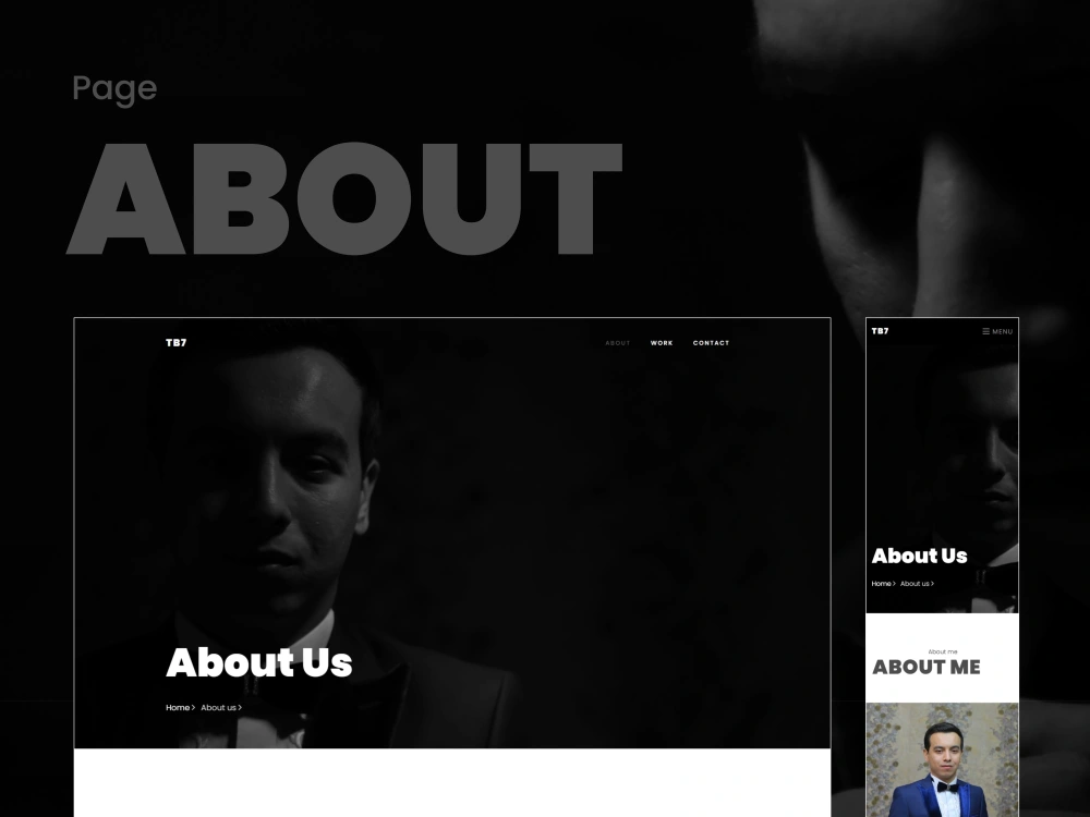 Responsive Portfolio website template | HTML | CSS | Javascript | Upwork
