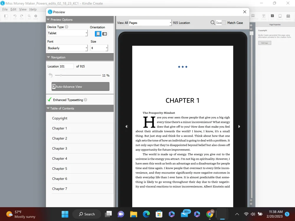 Your book formatted for Kindle Upwork