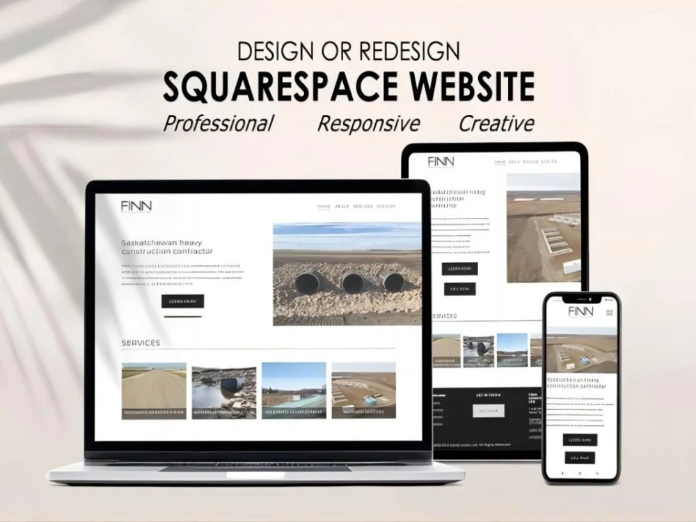 A professional and responsive Squarespace website Upwork