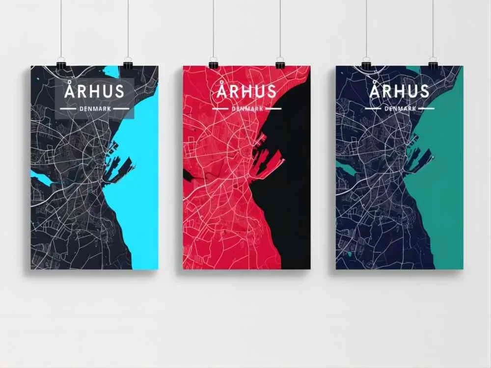 City map posters, printable art wall | Upwork