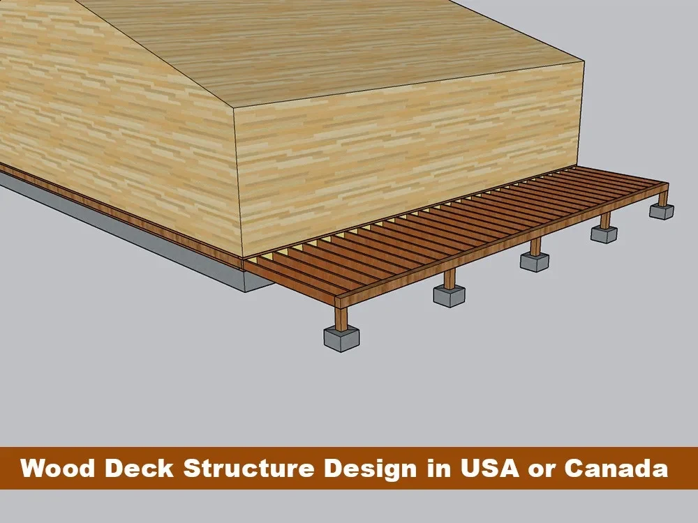 Wood Deck Structure Design in USA or Canada Upwork