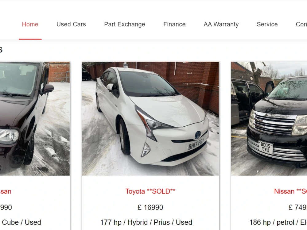 A Fantastic Car Sales Management website Upwork